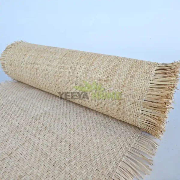 Natural Closed Twilled Weave Rattan Cane Webbing Roll