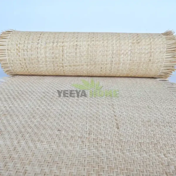 Natural Closed Twilled Weave Rattan Cane Webbing Roll