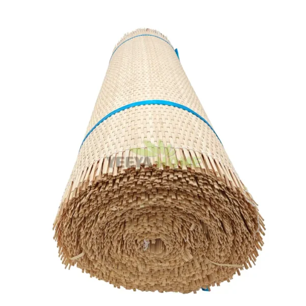 Natural 3×3 Closed Plain Weave Rattan Core Webbing Roll